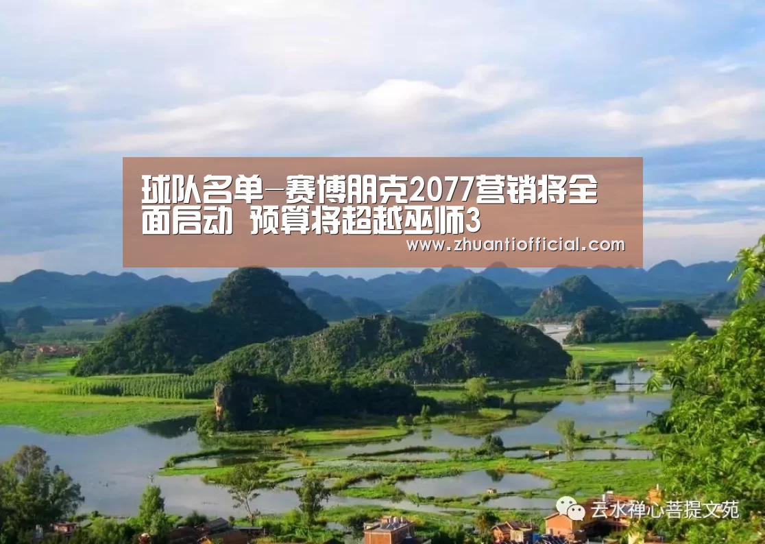 球队名单-赛博朋克2077营销将全面启动 预算将超越巫师3(图1) 淘汰赛